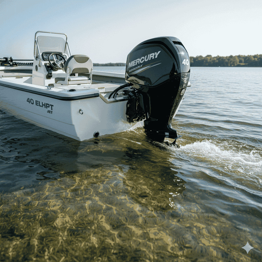 Mercury 40 HP Electric Jet Drive